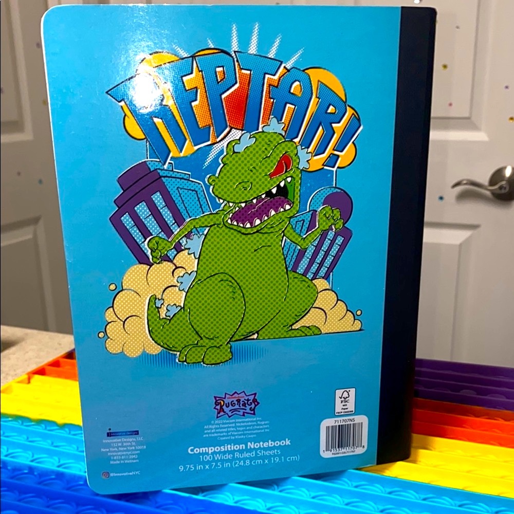 Nickelodeon Rugrats Themed Notebooks and Binder - Blue, Purple, Green - Picture 6 of 12